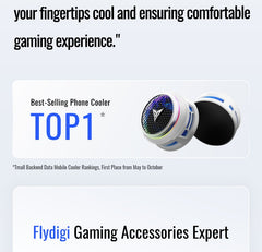 Flydigi B9X RGB Magnetic Phone Cooler
