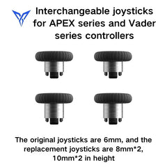 Joystick Set For Flydigi  APEX 4 Series and Vader 4 pro Controller